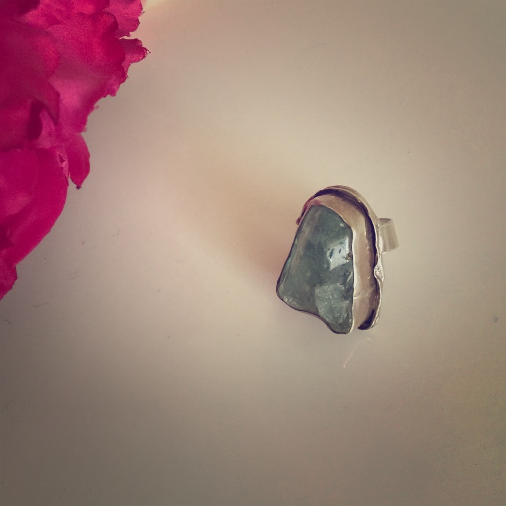 Aquamarine ring